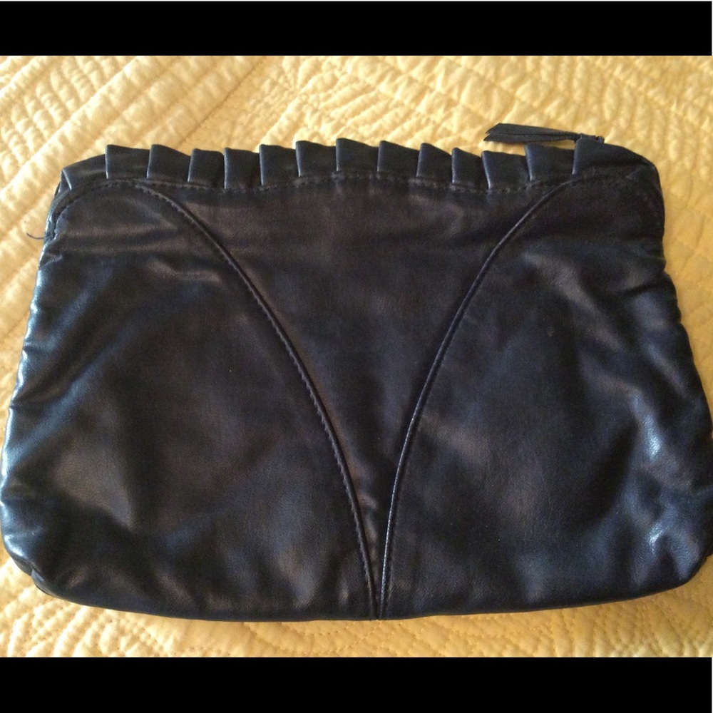 Navy  Clutch Bag